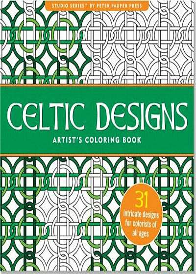 Celtic Designs Artist's Coloring Book, Paperback