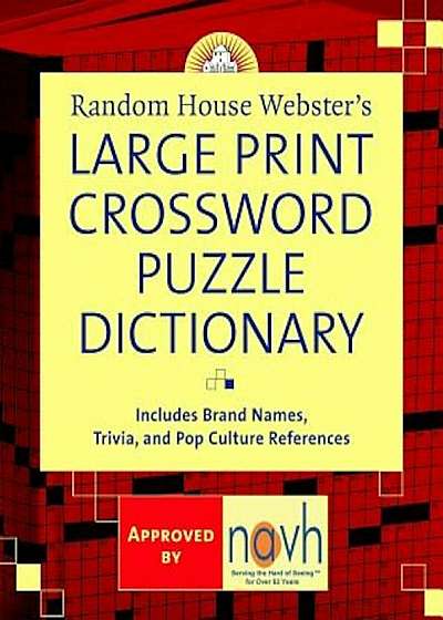 Random House Webster's Large Print Crossword Puzzle Dictionary, Paperback