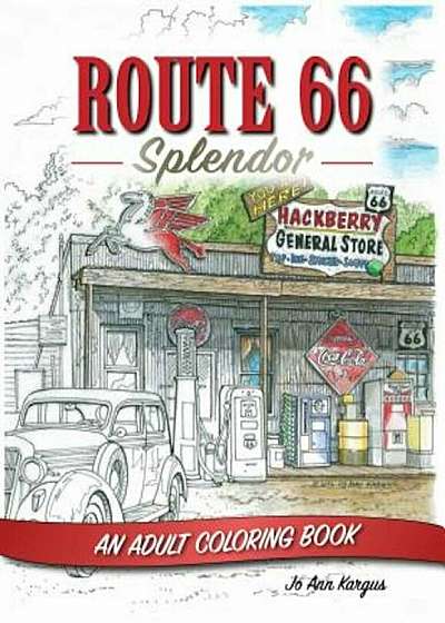 Route 66: An Adult Coloring Book, Paperback