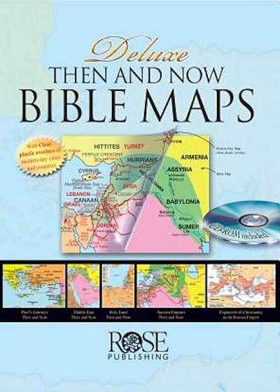 Deluxe Then and Now Bible Maps 'With CDROM', Hardcover