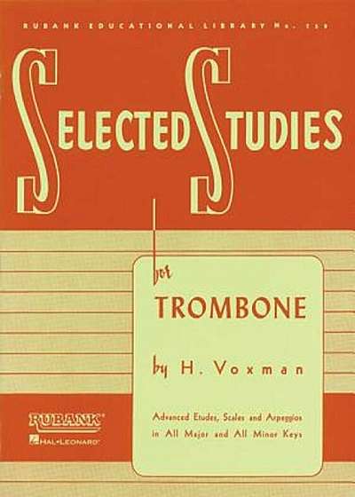 Selected Studies: For Trombone, Paperback