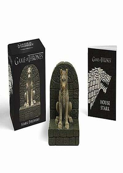 Game of Thrones: Stark Direwolf 'With Statue', Paperback