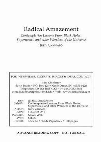 Radical Amazement: Contemplative Lessons from Black Holes, Supernovas, and Other Wonders of the Universe, Paperback