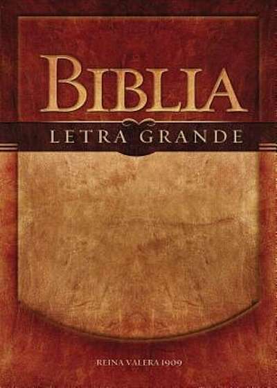 Biblia Letra Grande-RV 1909, Paperback