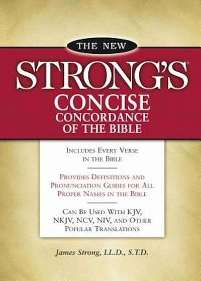 New Strong's Concise Concordance of the Bible, Paperback