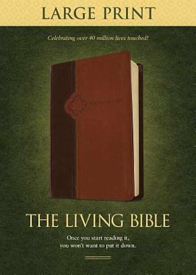 Living Bible-LIV-Large Print, Hardcover