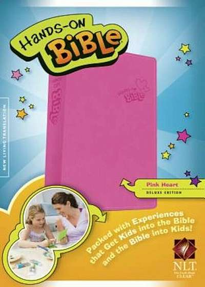 Hands-On Bible-NLT-Pink Heart, Hardcover