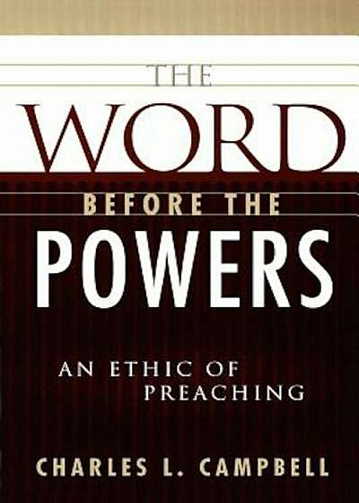 The Word Before the Powers, Paperback