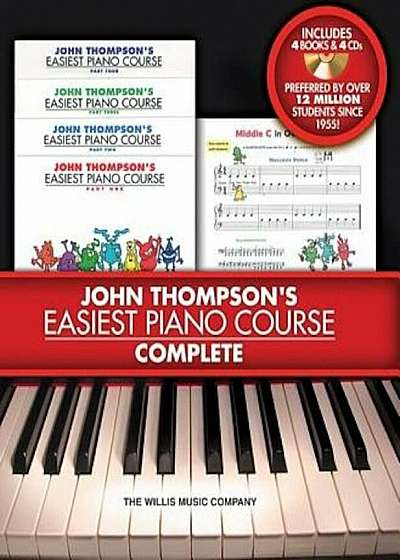John Thompson's Easiest Piano Course - Complete, Paperback