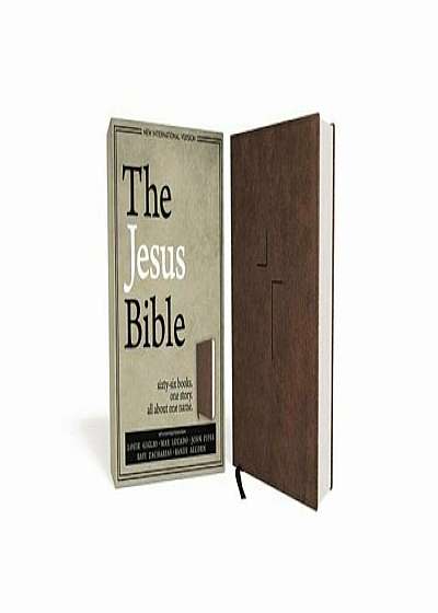 The Jesus Bible, NIV Edition, Imitation Leather, Brown, Hardcover