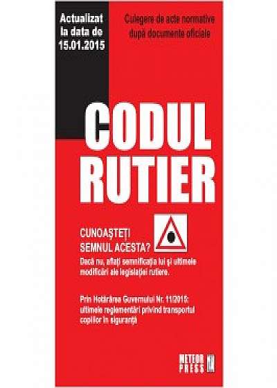 Codul rutier 2015