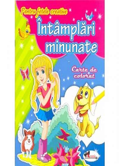 Coperta cărții Pentru fetele creative - Intamplari minunate.