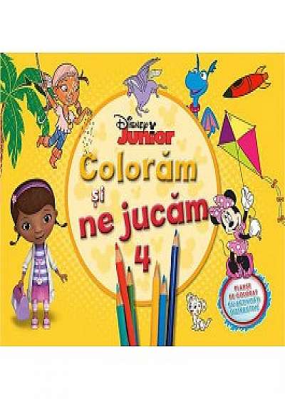 Disney Junior. Coloram si ne jucam (Vol. 4)