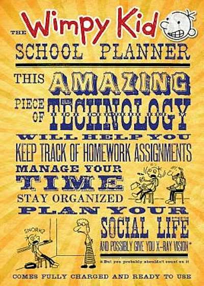 The Wimpy Kid School Planner, Paperback