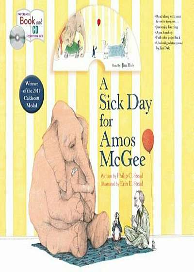 A Sick Day for Amos McGee: Book & CD Storytime Set 'With CD (Audio)', Paperback