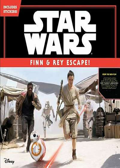 Star Wars the Force Awakens: Finn & Rey Escape! (Includes Stickers!): Includes Stickers!, Paperback