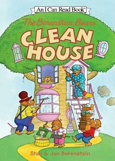 The Berenstain Bears Clean House 'With Stickers', Paperback