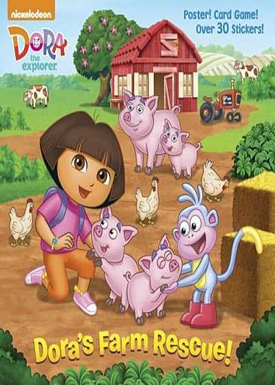 Dora's Farm Rescue! 'With Poster', Paperback