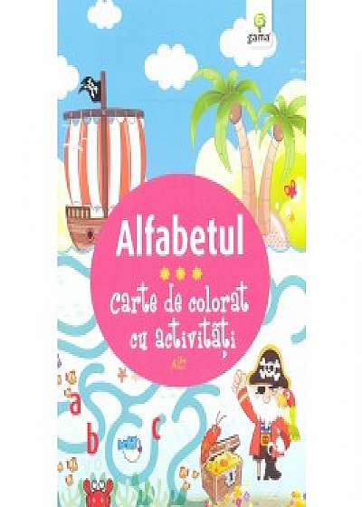 Coperta cărții Alfabetul. Carte de colorat cu activitati