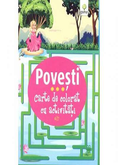 Coperta cărții Povesti. Carte de colorat cu activitati