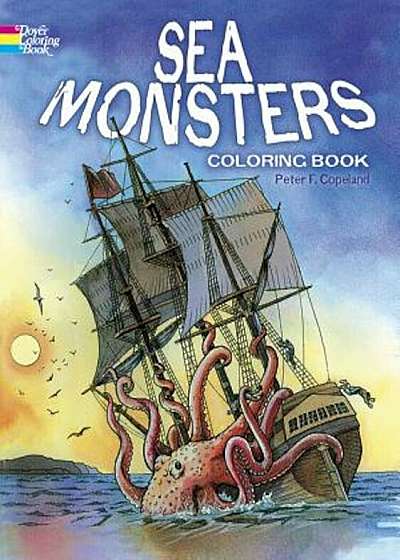 Sea Monsters Coloring Book, Paperback