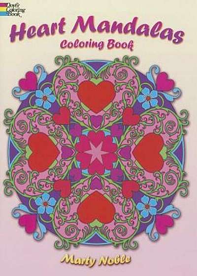 Heart Mandalas Coloring Book, Paperback