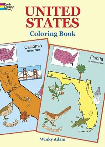 United States Coloring Book, Paperback