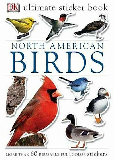 North American Birds 'With Stickers', Paperback