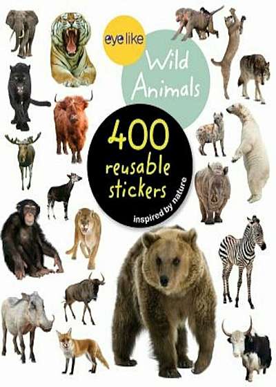 Eyelike Stickers: Wild Animals, Paperback