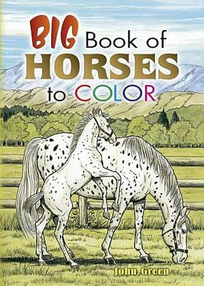 Big Book of Horses to Color, Paperback