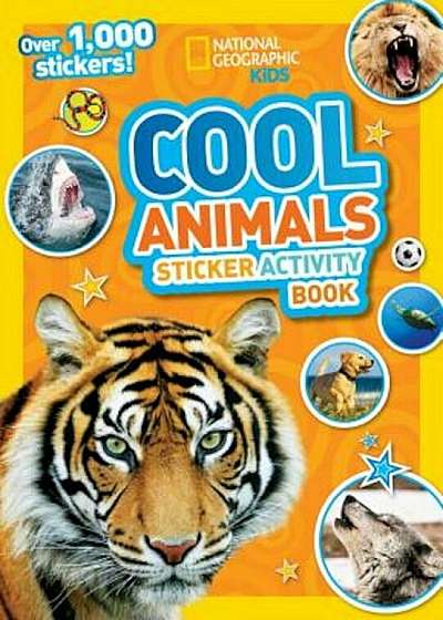Cool Animals Sticker Activity Book 'With Sticker(s)', Paperback
