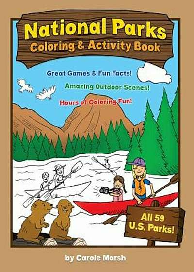 America's National Parks Coloring and Activity Book, Paperback