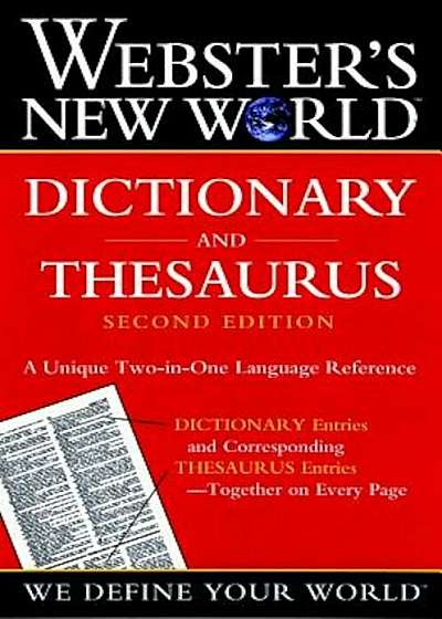 Webster's New World Dictionary and Thesaurus, 2nd Edition (Paper Edition), Paperback