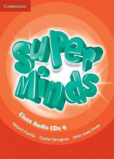 Super Minds Level 4 Class Audio CDs
