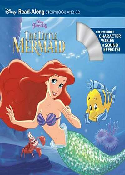 The Little Mermaid Read-Along Storybook and CD, Paperback