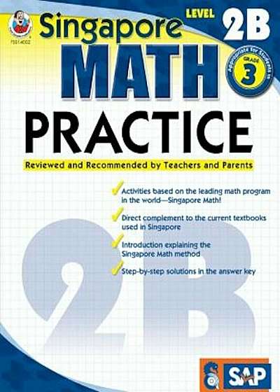 Singapore Math Practice, Level 2B Grade 3, Paperback