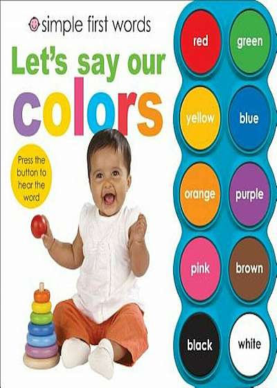 Coperta cărții Let's Say Our Colors 'With Sound Board', Hardcover