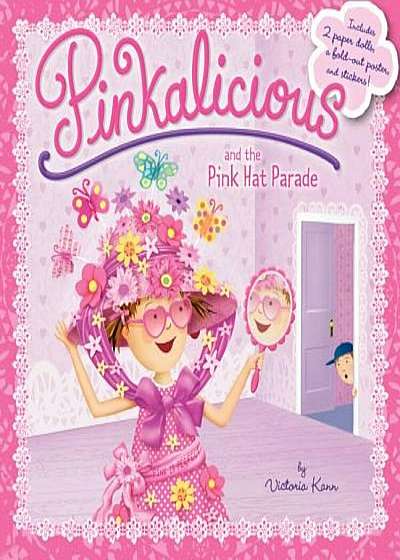 Pinkalicious and the Pink Hat Parade 'With Poster and 2 Paper Dolls', Paperback