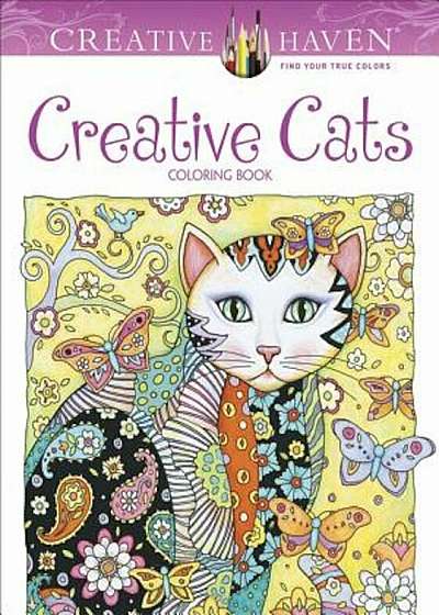 Creative Haven Creative Cats Coloring Book, Paperback