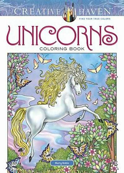 Creative Haven Unicorns Coloring Book, Paperback
