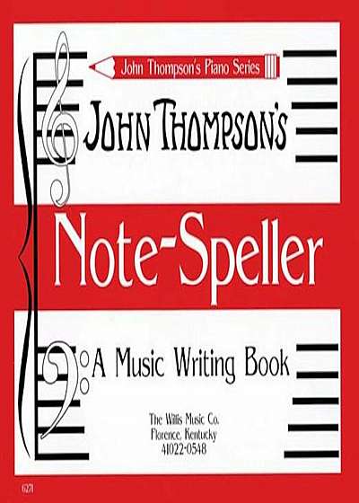 Note Speller: A Music Writing Book, Paperback
