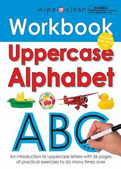 Uppercase Alphabet 'With Wipe Clean Pen', Paperback