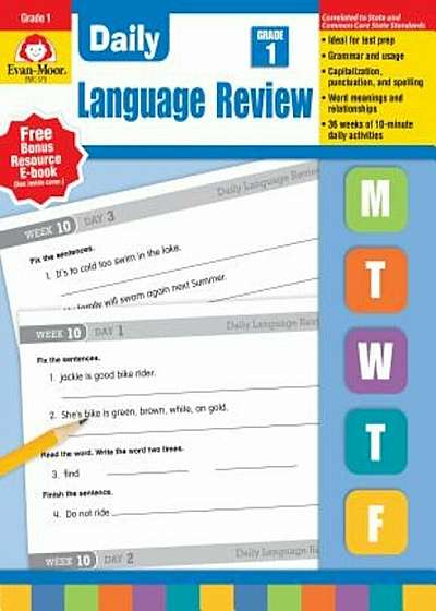 Daily Language Review Grade 1, Paperback