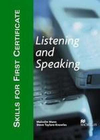 Skills for First Certificate : Listening and Speaking - Student's Book