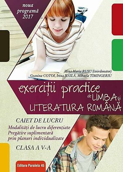 Exercitii practice de limba si literatura romana. Caiet de lucru. Clasa a V-a