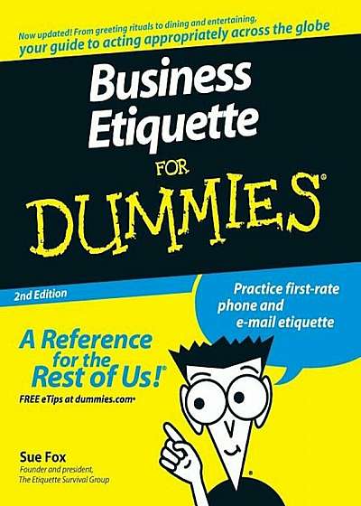 Business Etiquette for Dummies, Paperback