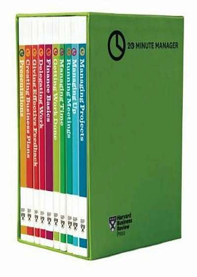 HBR 20-Minute Manager Boxed Set (10 Books) (HBR 20-Minute Manager Series), Hardcover