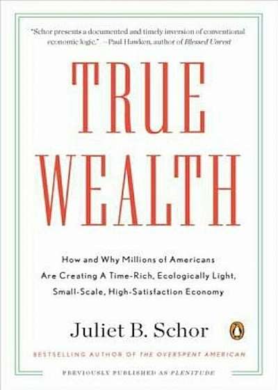 True Wealth: How and Why Millions of Americans Are Creating a Time-Rich, Ecologically Light, Small-Scale, High-Satisfaction Economy, Paperback