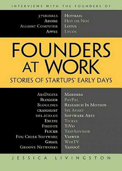 Founders at Work: Stories of Startups' Early Days, Paperback