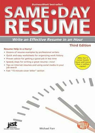 Same-Day Resume: Write an Effective Resume in an Hour, Paperback